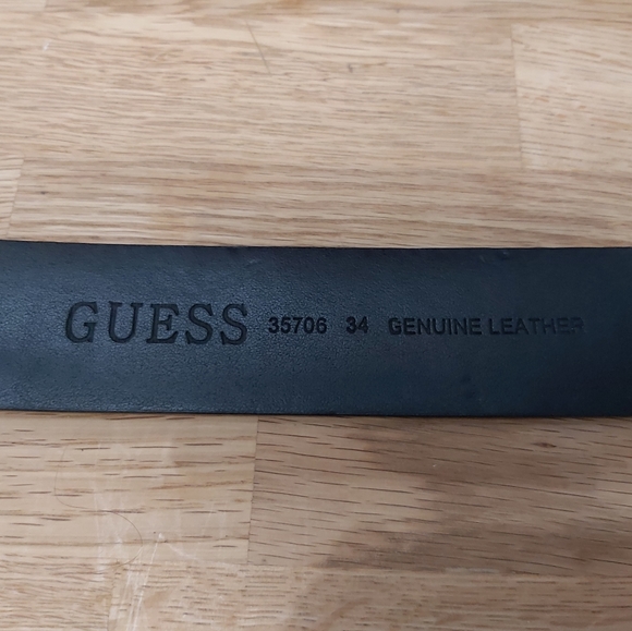GUESS Mens Leather Belt - Picture 3 of 5